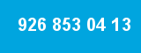 926 853 04 13